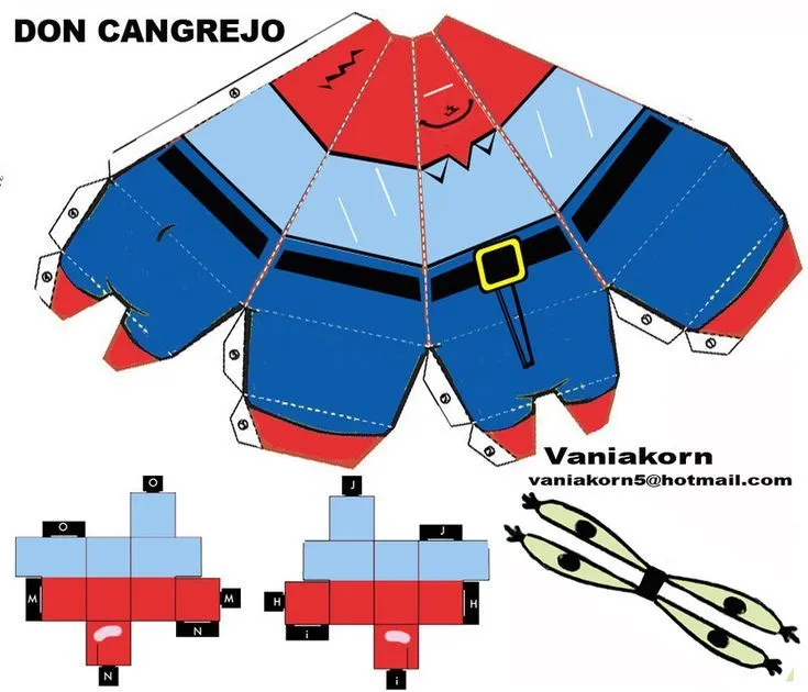 El desastre de María: Papercraft y cubeecraft de Bob Esponja ...