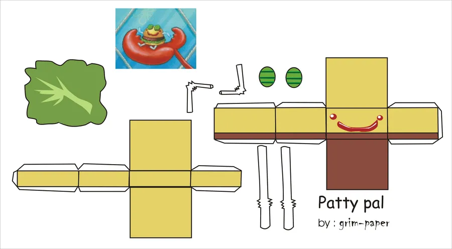 El desastre de María: Papercraft y cubeecraft de Bob Esponja ...