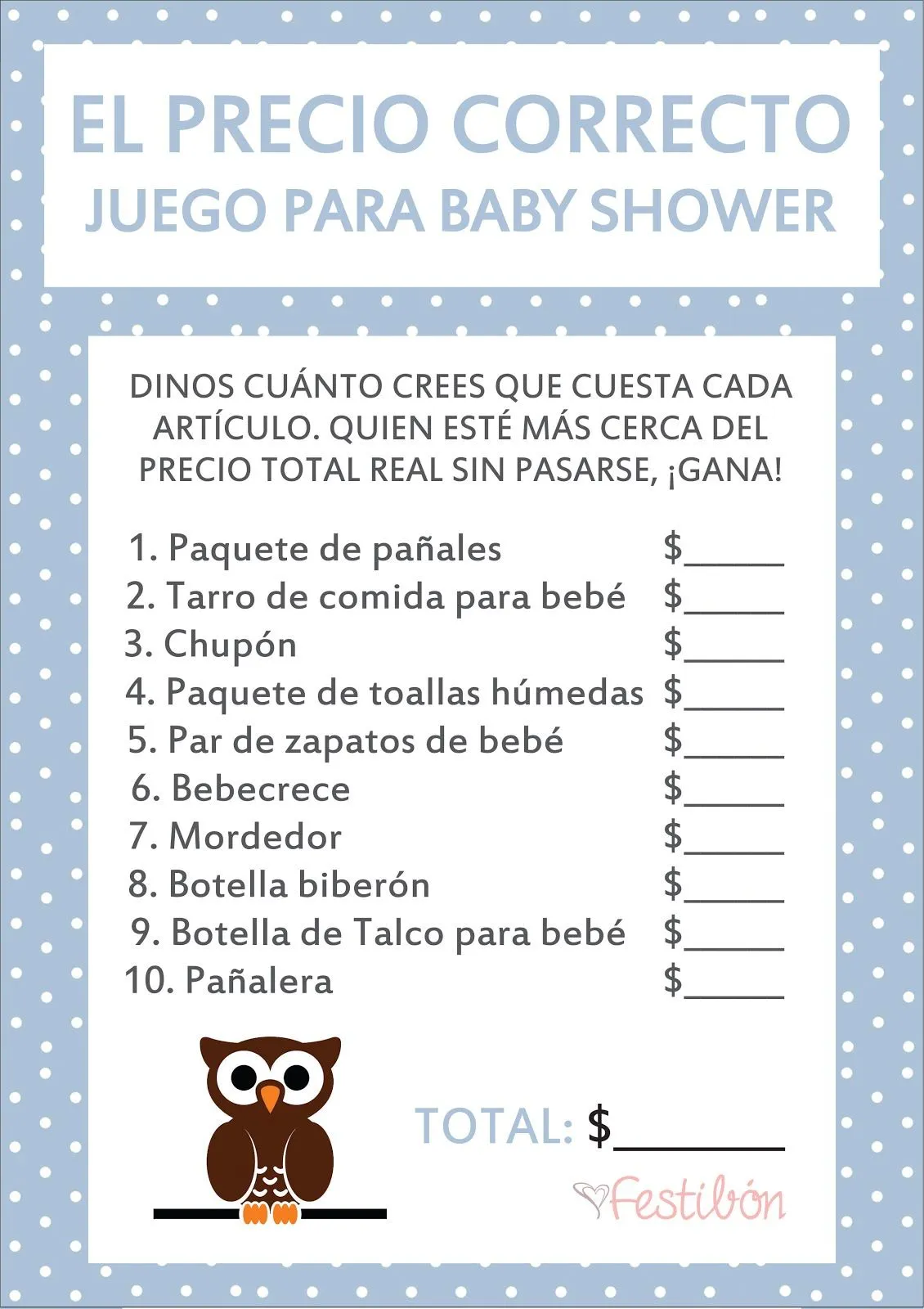 Descarga 16 Juegos para Baby Shower para Imprimir GRATIS en ...