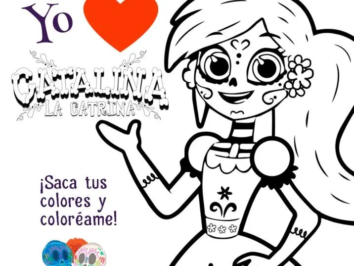 Descarga estos dibujos de Catalina la Catrina y dales vida con tus colores  | Canal 5 | Sitio Oficial | Canal 5