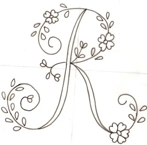 Patrones de letras para bordar gratis - Imagui | Hand embroidery ...