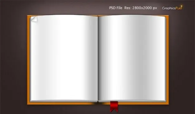 descargar libro de plantilla en blanco psd y los iconos ... descargar libro de plantilla en blanco psd y los iconos ...