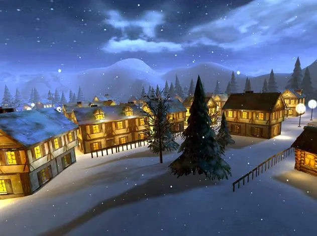 Descargar Winter Night 3D Screensaver