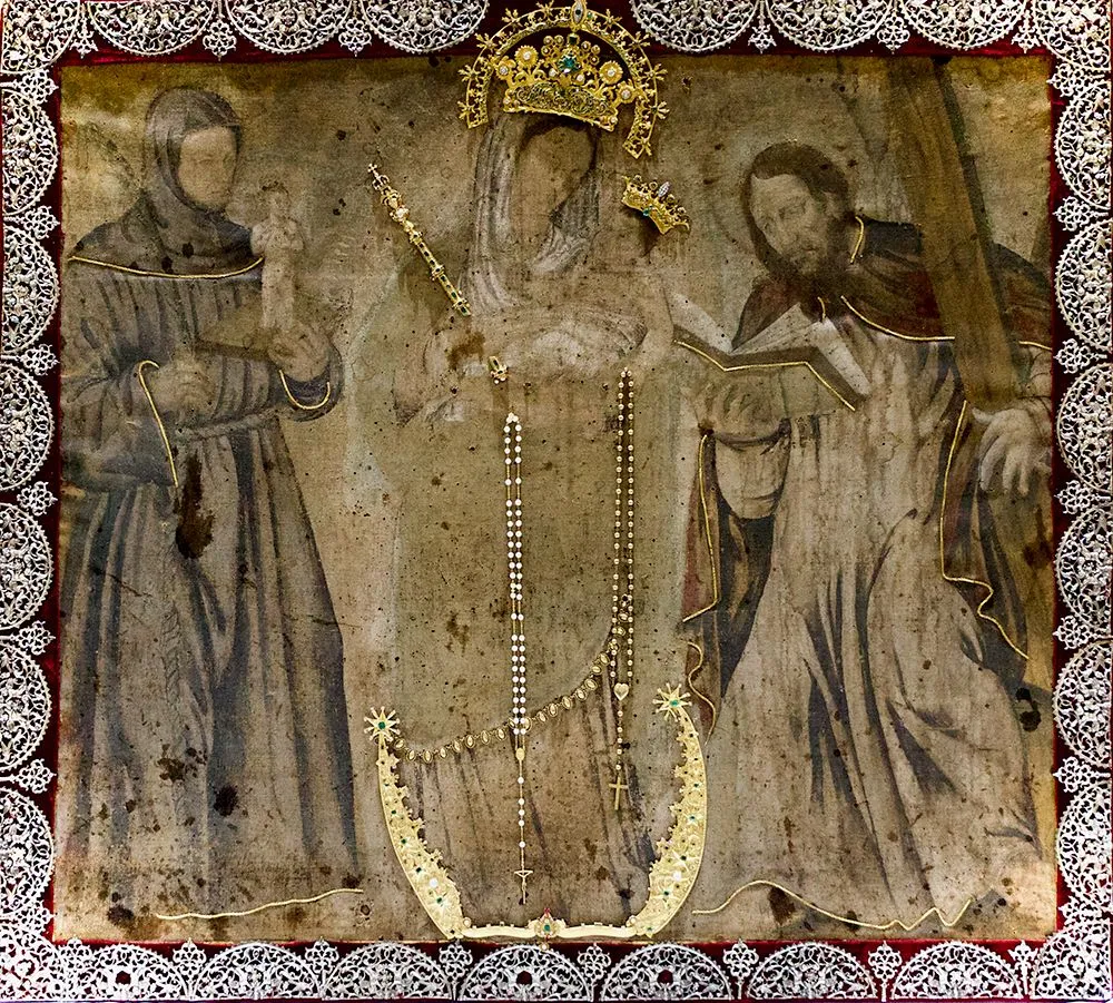 DESCRIPCIÓN DEL CUADRO - Virgen de Chiquinquirá