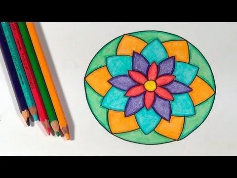 Como desenhar mandalas - How to draw mandalas - Cómo dibujar ...