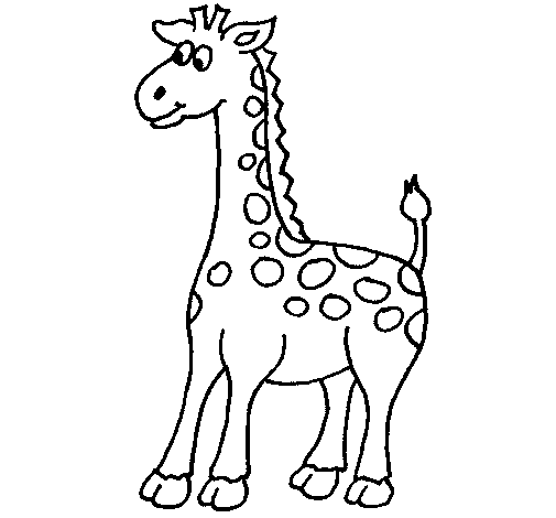 Desenho de Girafa 4 para Colorir - Colorir.com
