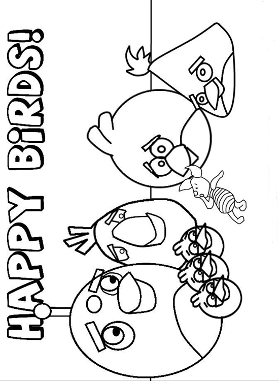 Desenhos para colorir angry birds space - Imagui