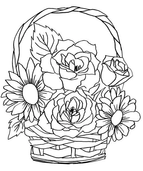 Desenhos Para Colorir : Flores Para Colorir Desenhos Para Colorir : Flores Para Colorir