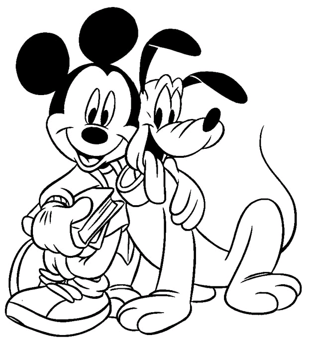 Desenhos para colorir Mickey - Imagui