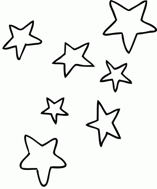 desenhos de colorir e pintar estrelas | desenhos para colorir xd