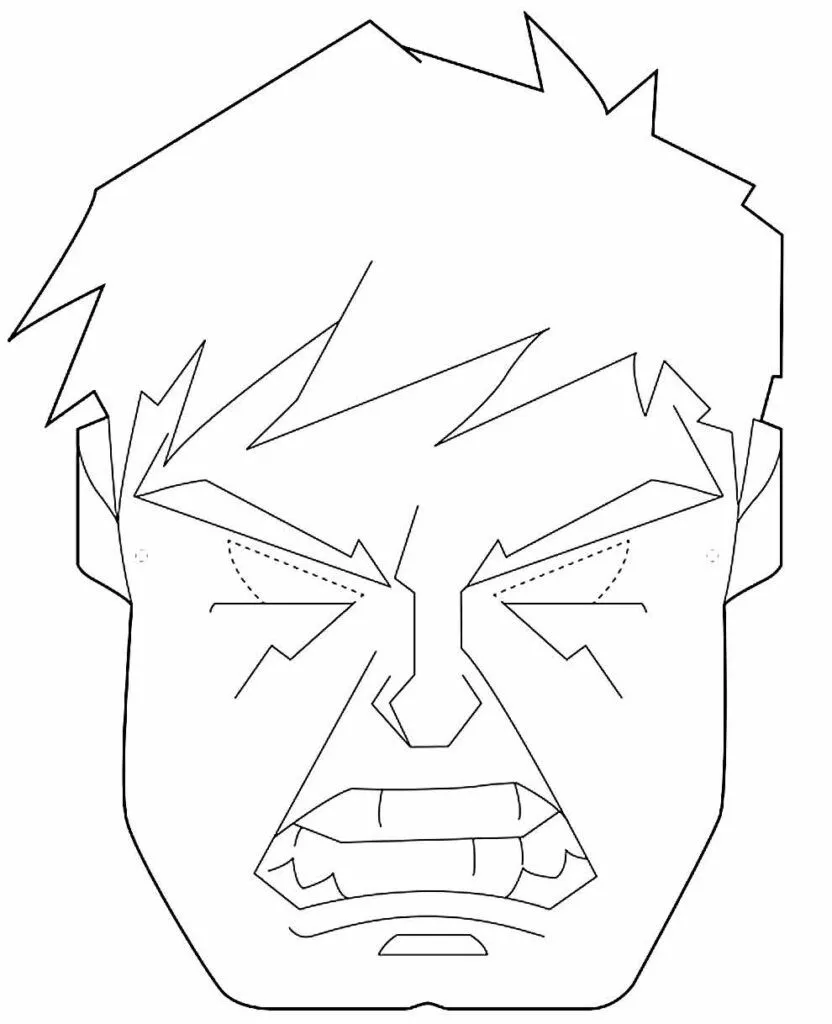 Desenhos do Hulk para colorir - Bora Colorir