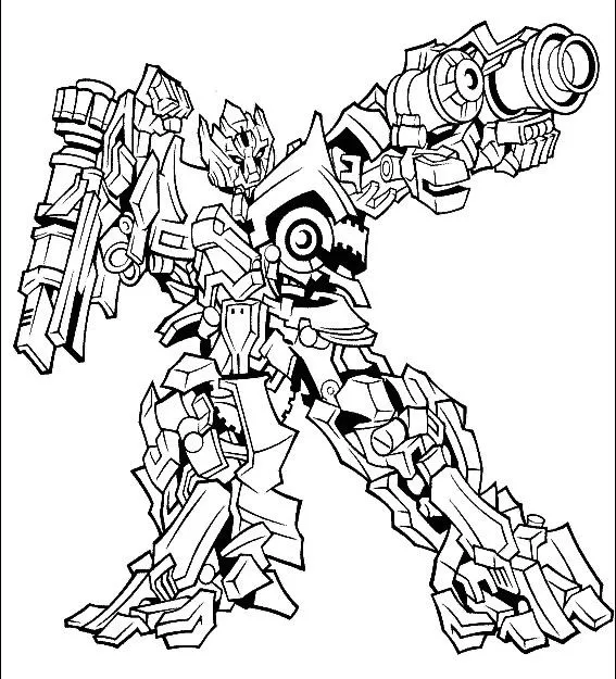 Desenhos para imprimir e colorir dos TransformersRota 83