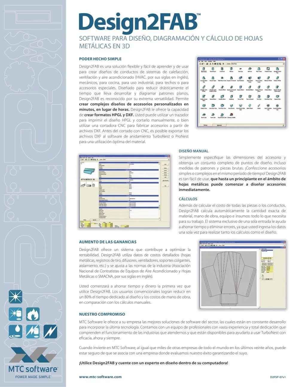 Design2Fab software para diseño, diagramación y cálculo de hojas ...