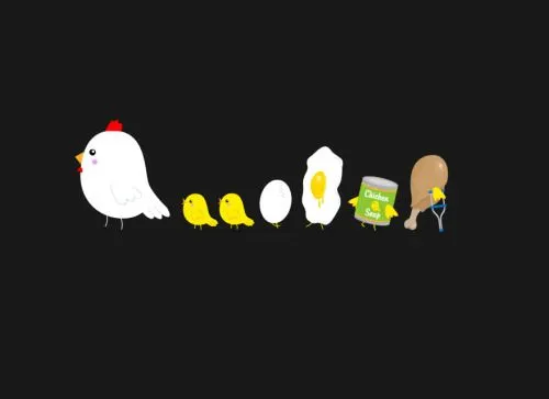 designers of tumblr, This Chicken March desktop wallpaper is ...