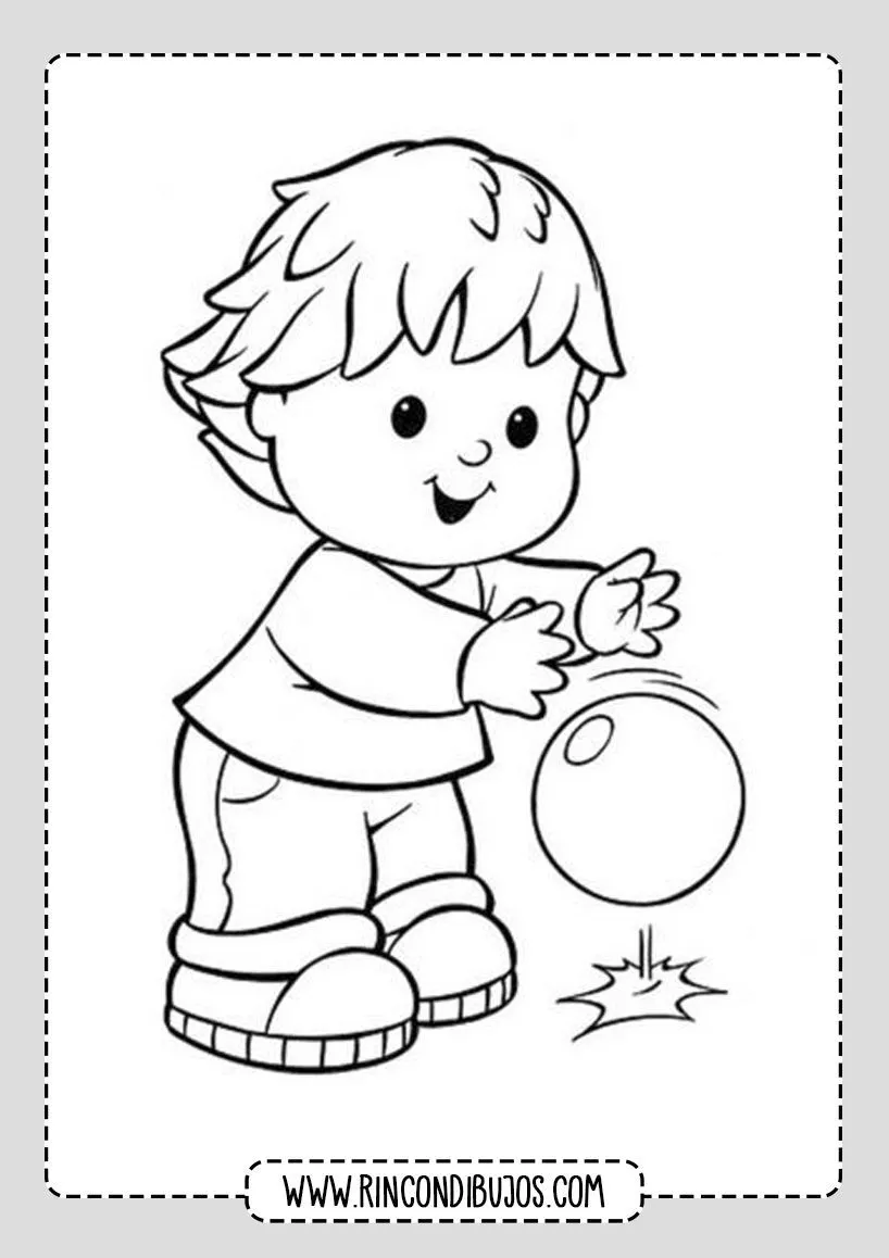 Detalle 40+ imagen dibujos faciles de niños jugando - Thptnganamst.edu.vn