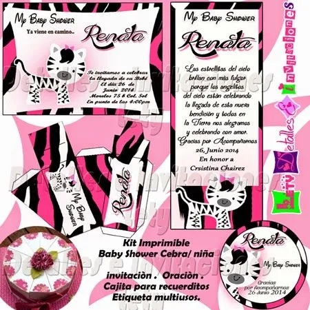Detalles e invitaciones x Letici@ B.: Kit Imprimible Baby shower ...