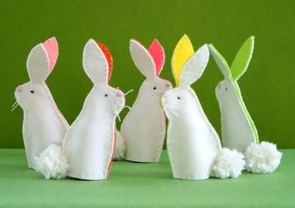 Detodomanualidades: Como hacer conejo de pascua