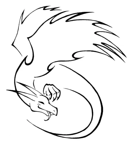 Dibujo de dragone - Imagui
