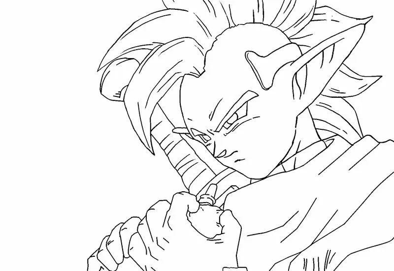 DeviantArt: More Collections Like Lineart 031 - Vegeta 010 by VICDBZ