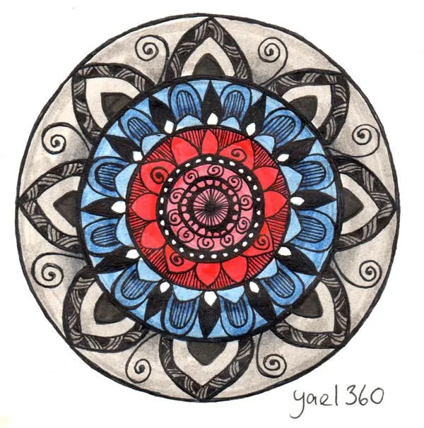DeviantArt: More Like Art Nouveau Mandala by yael360