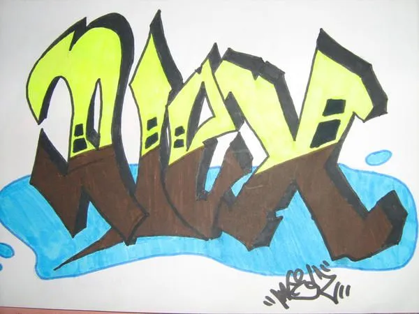 Nombre alex graffiti - Imagui