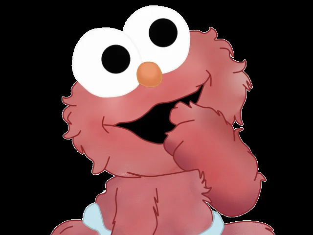 Elmo bebé en dibujo - Imagui