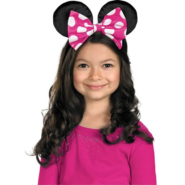 Diadema Minnie Mouse lazo rosa: comprar online en Funidelia.