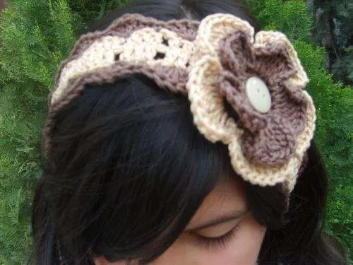 diademas tejidas a crochet | diademas | Pinterest