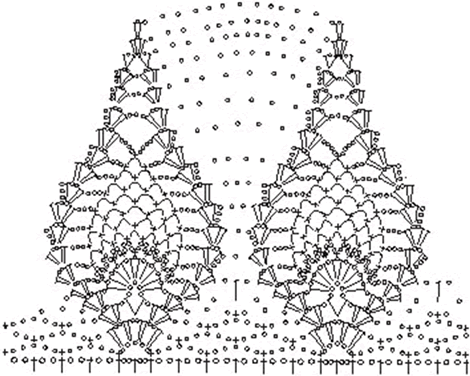 Diagrama de piñas en crochet - Imagui