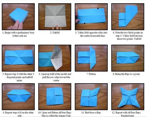 Diagramas de origami para descargar :: Figuras de origami para ...