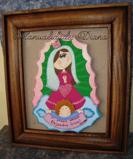  ... Diana: Centro de mesa y cuadro Virgen de Guadalupe moderna
