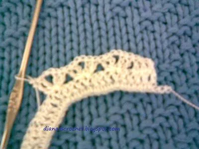 Diana es crochet-paps: Cuello blanco a crochet