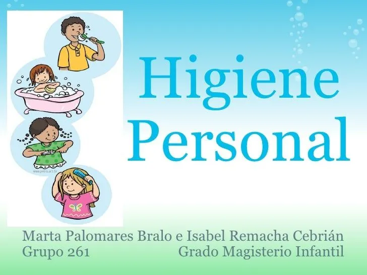 Diapositivas sobre la higiene personal - Imagui