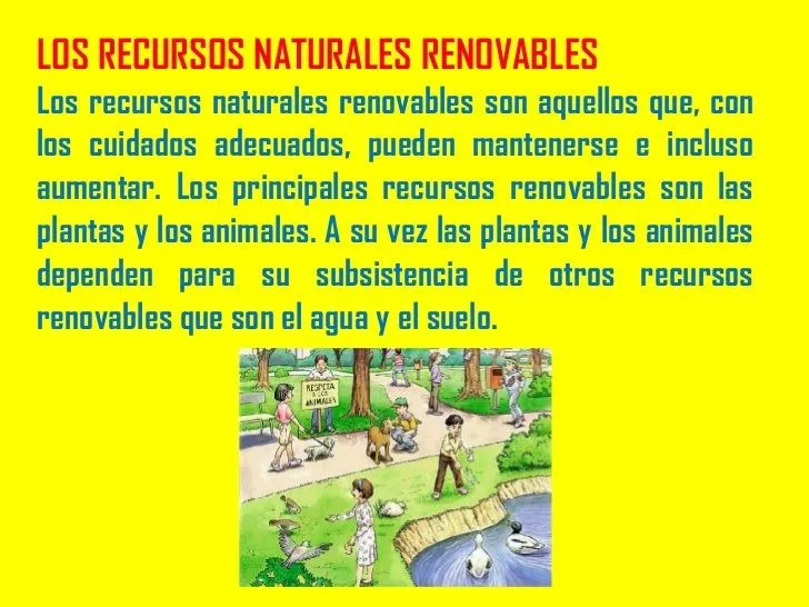 Diapositivas recursos naturales