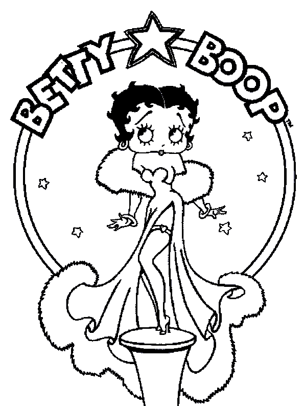 Betty Boop laminas para pintar - Imagui