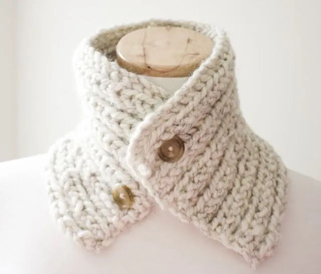 Cuellos tejidos a crochet con patrones - Imagui