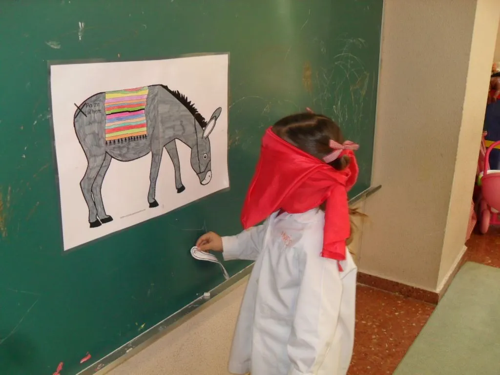 Diario de Infantil 3 años: Ponle la cola al burro