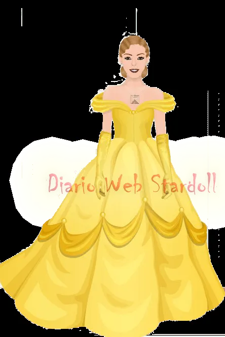 Diario Web Stardoll: Vestido Disney La Bella y La Bestia!!