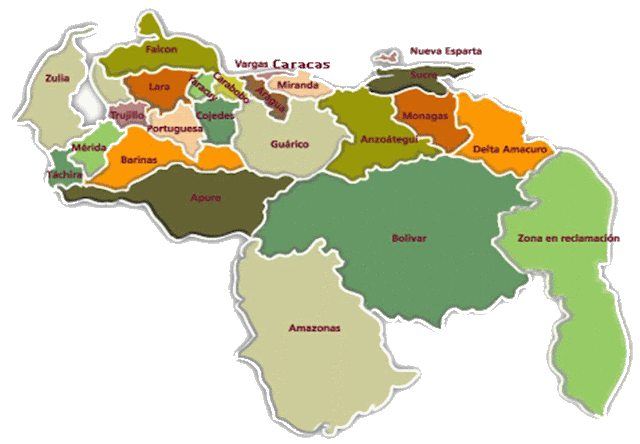 Diarios Revolucionarios de V: Varios Mapas de Venezuela para ... Diarios Revolucionarios de V: Varios Mapas de Venezuela para ...