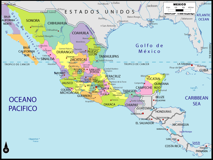 Diarios Revolucionarios de V: Mapas de Mexico para Descargar ...