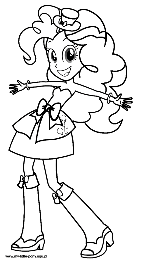 pie equestria girl Colouring Pages