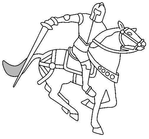 Dibuix de Cavaller a cavall IV pintat per Usuari no registrat el ...