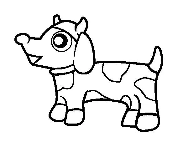Dibuix de Gos-vaca per Pintar on-line - Dibuixos.cat
