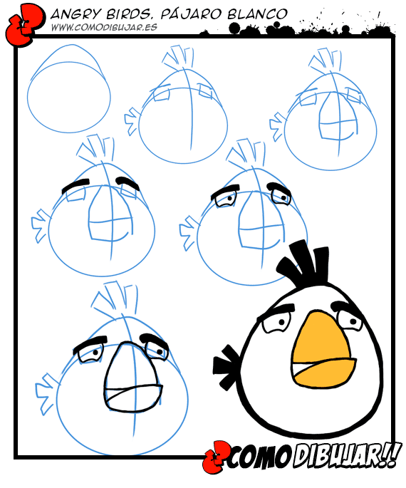 Como dibujar todos los Angry Birds - Imagui