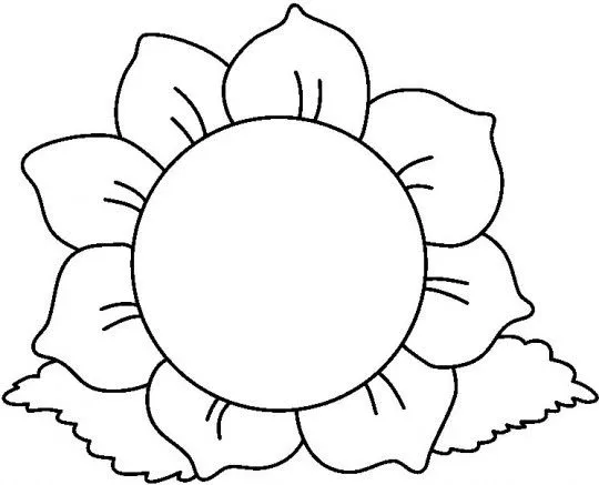 Como se dibuja una flor - Imagui