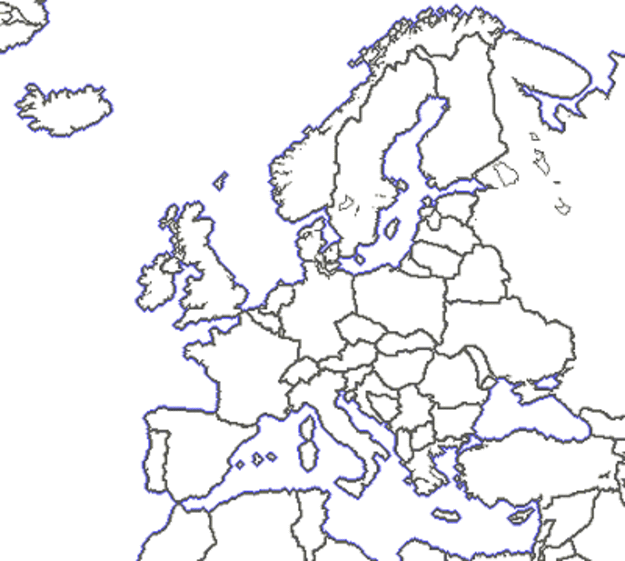 Mapa de europa dibujo - Imagui