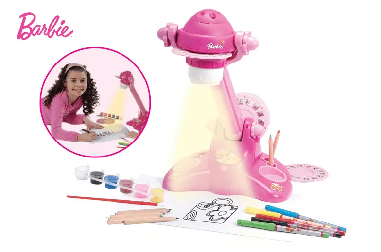 Dibuja con el proyector de Barbie - Juguetes