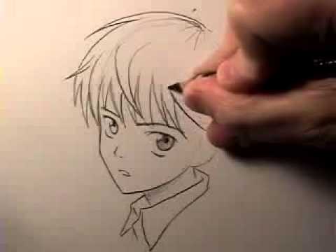 Dibujando cabello de un niño - YouTube