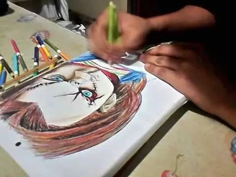Dibujando A Chucky!. - YouTube