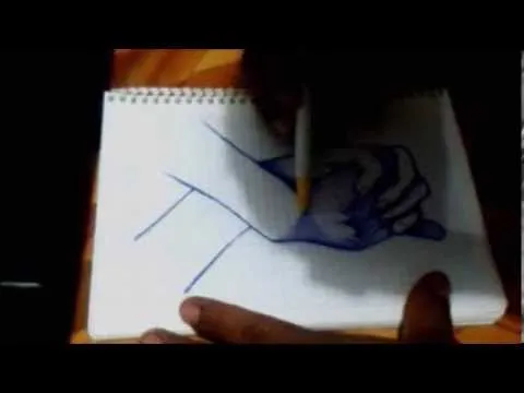 Dibujando manos entrelazadas!! (Handshold drawing) - YouTube